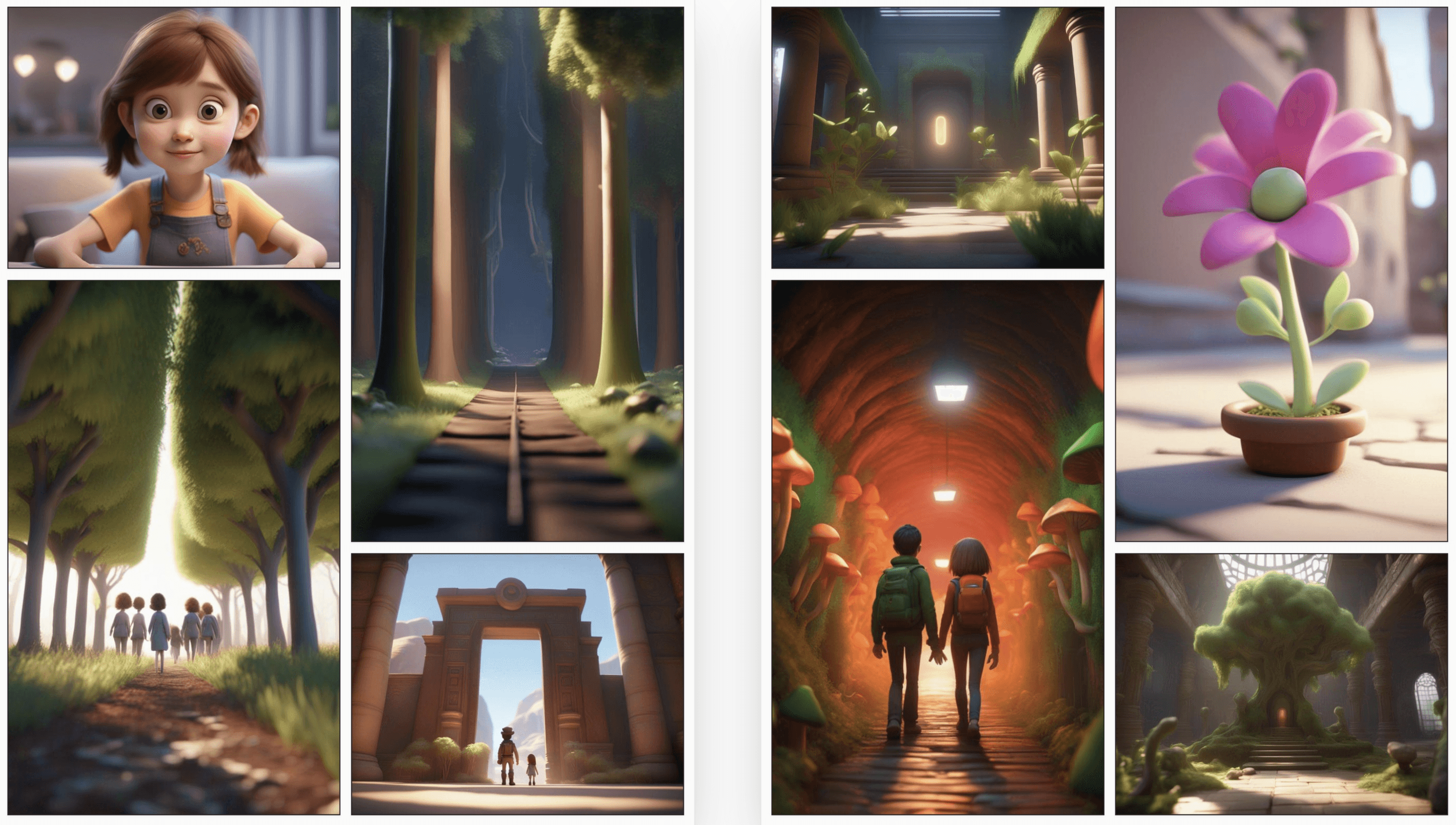 Sentient jungle temple.